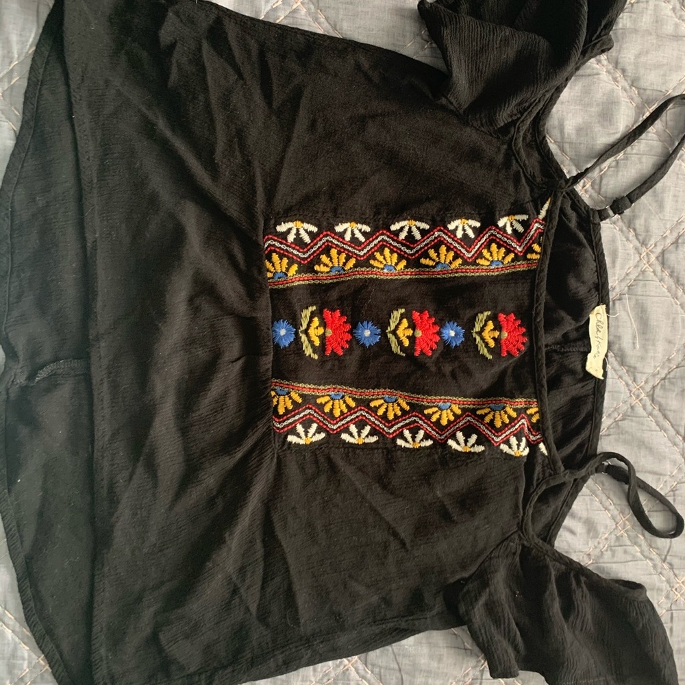 cute black blouse